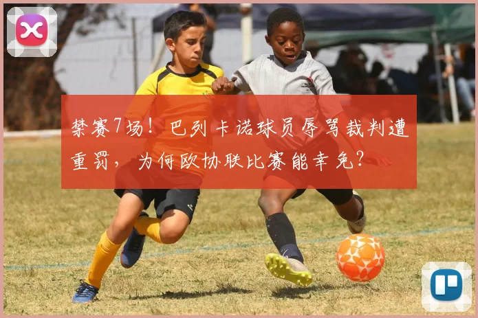 禁赛7场！巴列卡诺球员辱骂裁判遭重罚，为何欧协联比赛能幸免？